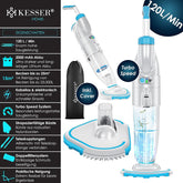 Zwembad stofzuiger - Zwembadstofzuiger - Zwembadreiniger - Blauw - KESSER®